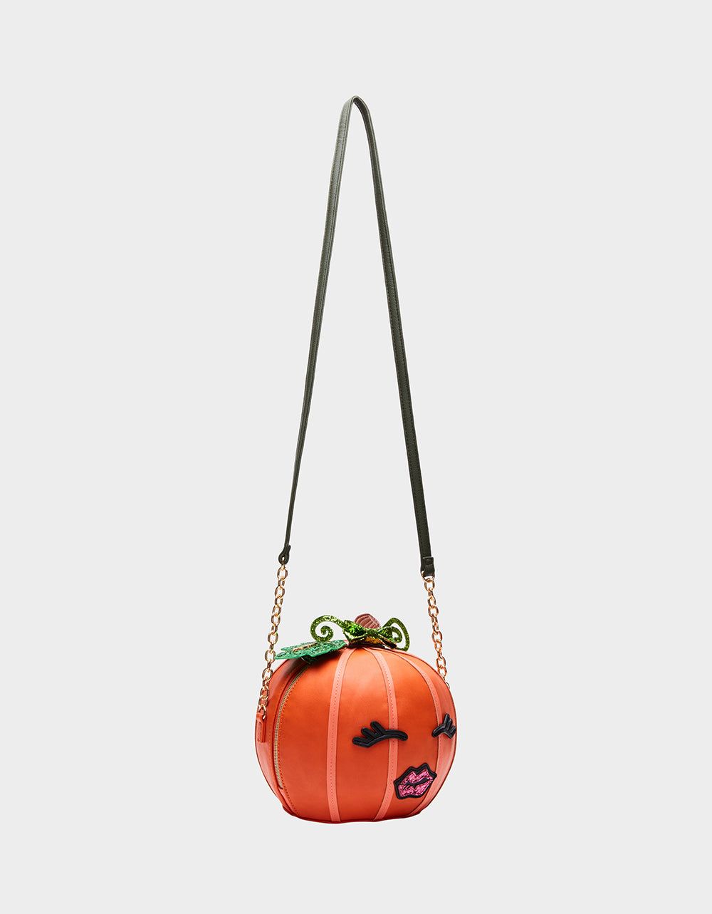 KITSCH PUMPKIN CROSSBODY ORANGE MULTI sold by Betsey Johnson product image thumbnail 3
