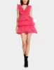 BETSEYS TIERED TULLE DRESS HOT PINK sold by Betsey Johnson