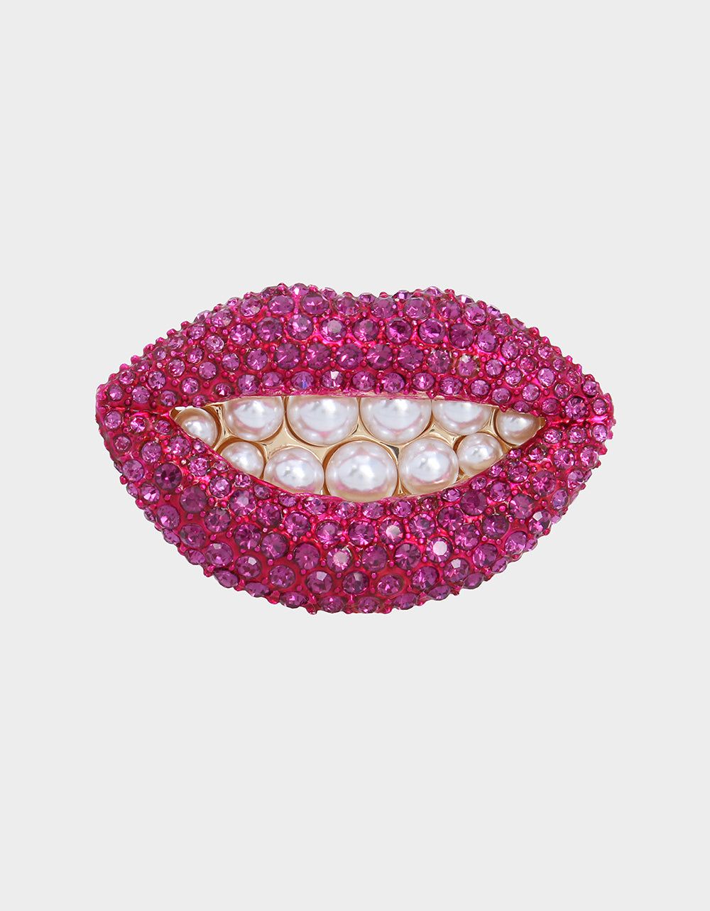 MIDNIGHT GARDEN LIP RING PINK sold by Betsey Johnson