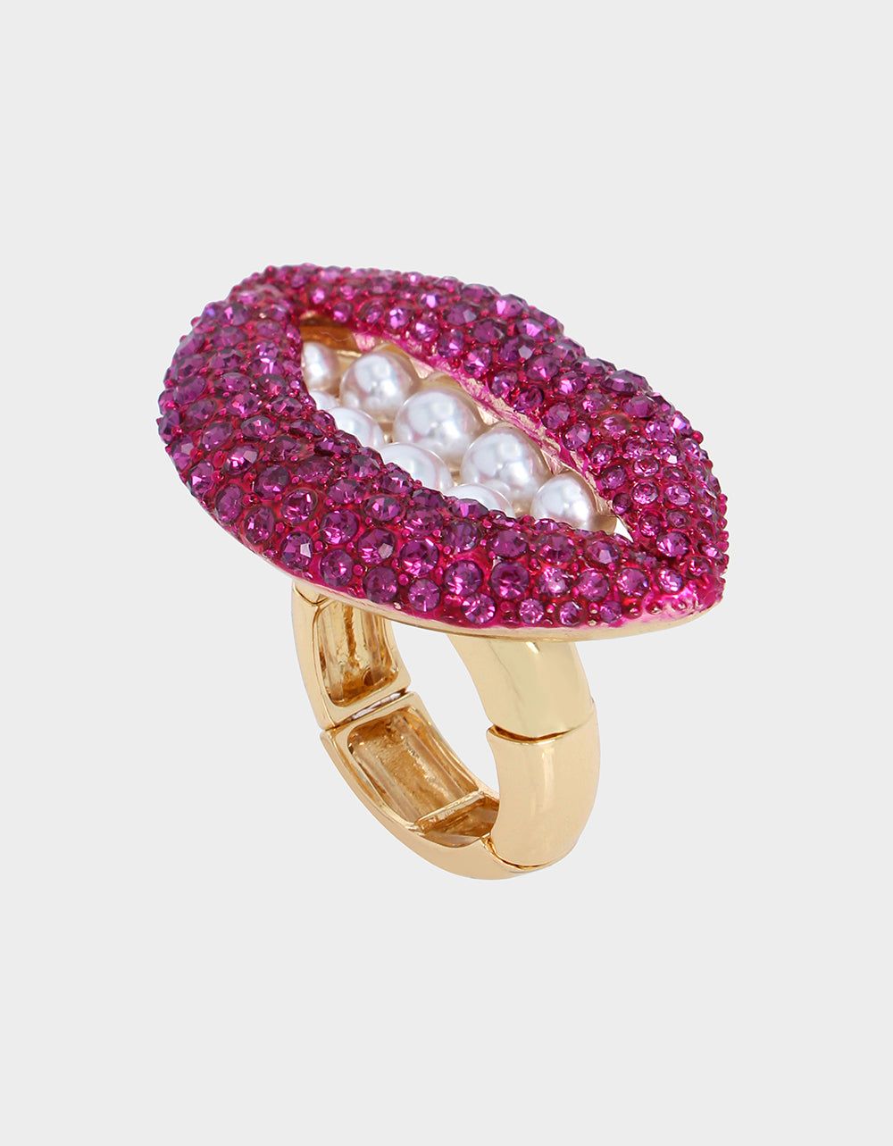 MIDNIGHT GARDEN LIP RING PINK sold by Betsey Johnson product image thumbnail 2