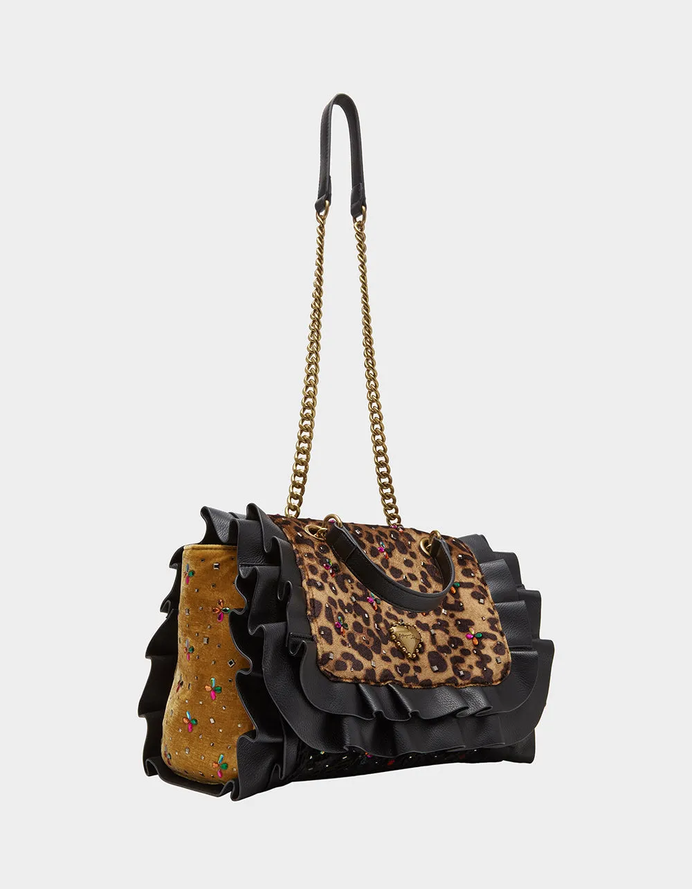 RUFFLE FLAP BAG MULTI | RE:LUV sold by Betsey Johnson product image thumbnail 4