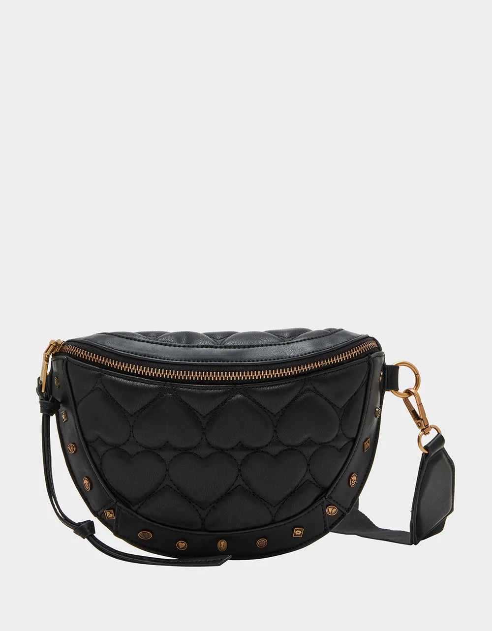 ICON STUD SLING BAG BLACK sold by Betsey Johnson