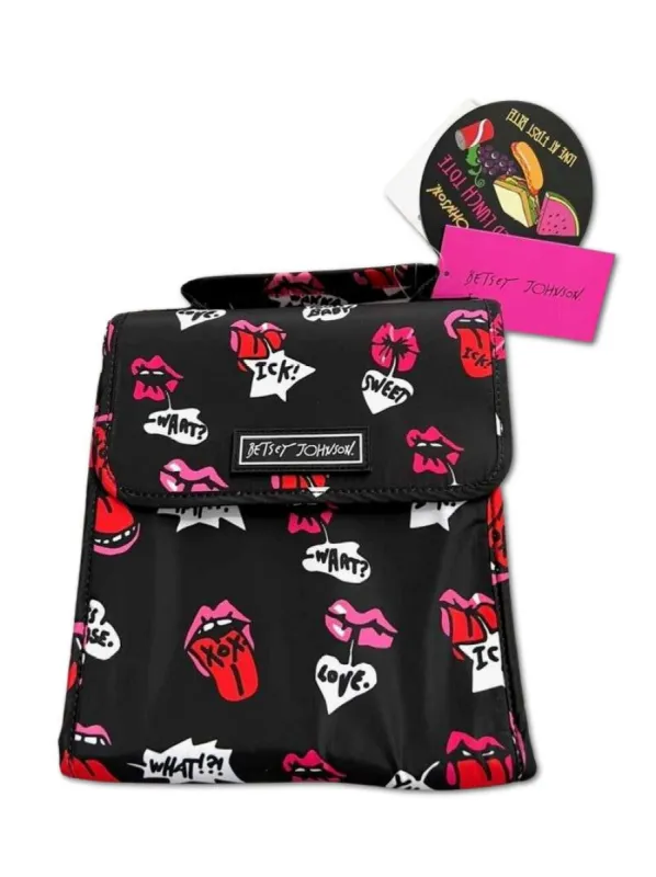 Betsey Johnson Insulated Flap Top Lunch Tote | RE:LUV sold by Betsey Johnson