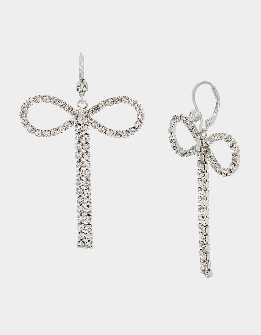BOW DROP EARRINGS RHINESTONE sold by Betsey Johnson