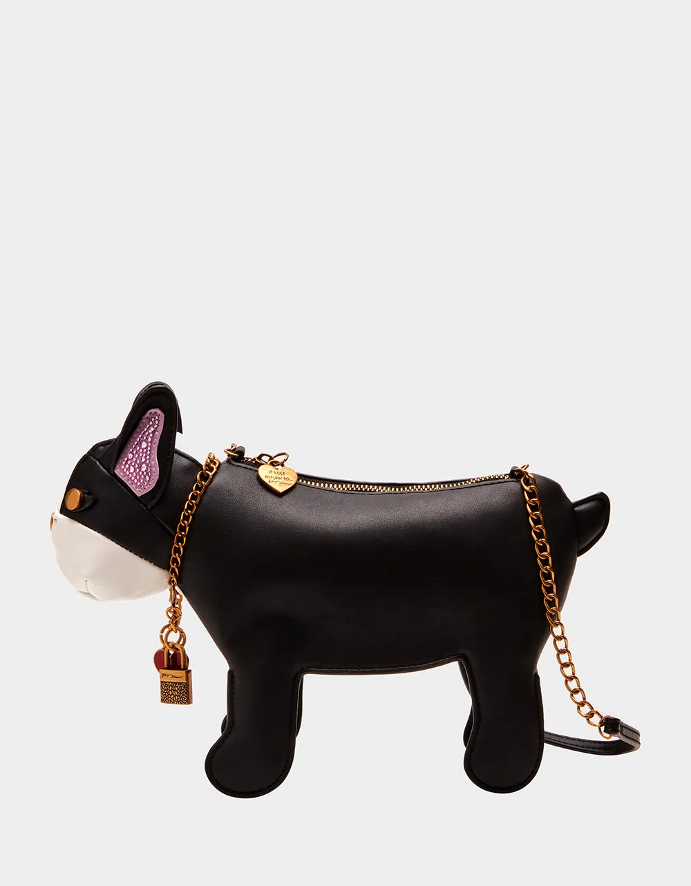 KITSCH FRENCHIE CROSSBODY BLACK sold by Betsey Johnson product image thumbnail 5