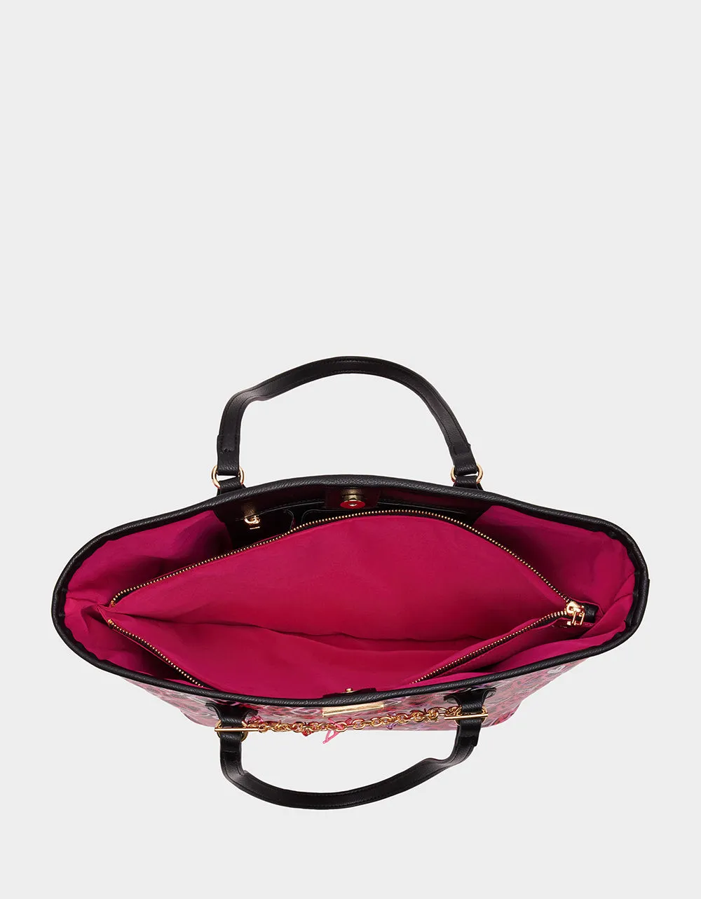 FLORAL STUD TOTE RED FLORAL sold by Betsey Johnson product image thumbnail 3