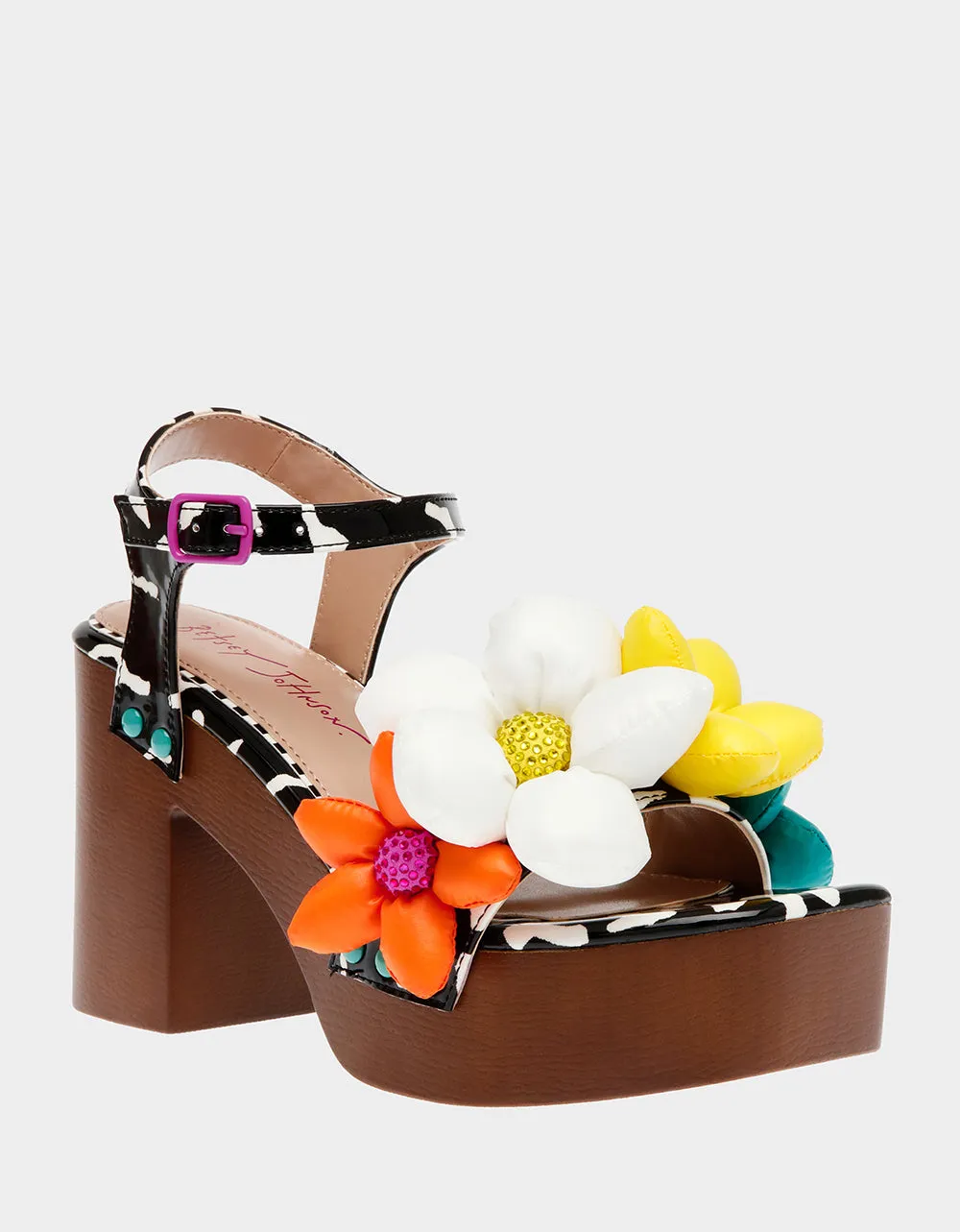 KINSLEE BLACK MULTI sold by Betsey Johnson product image thumbnail 4