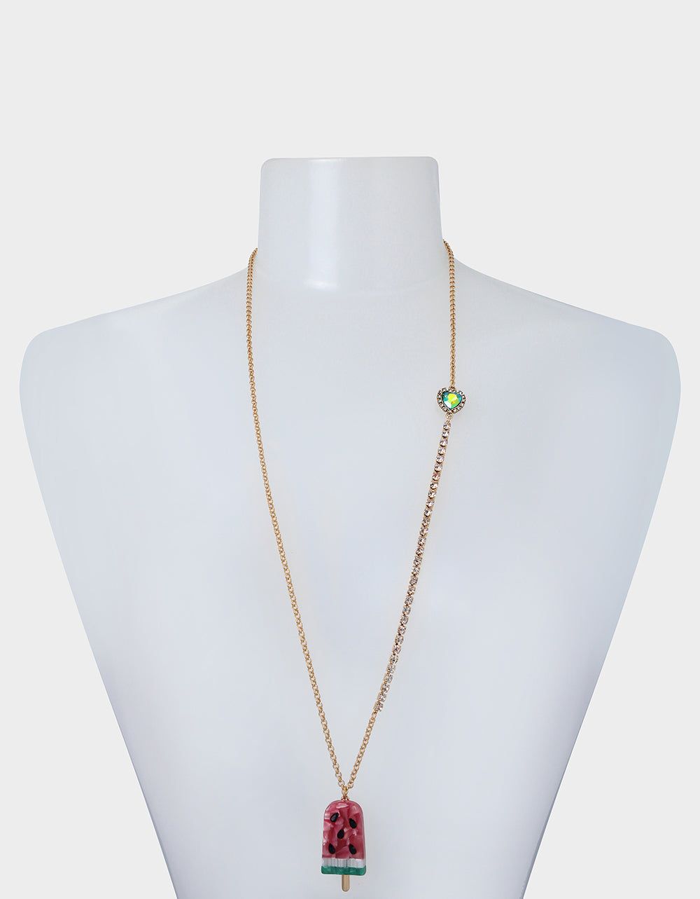 KITSCH COOKOUT LONG WATERMELON NECKLACE PINK sold by Betsey Johnson product image thumbnail 3