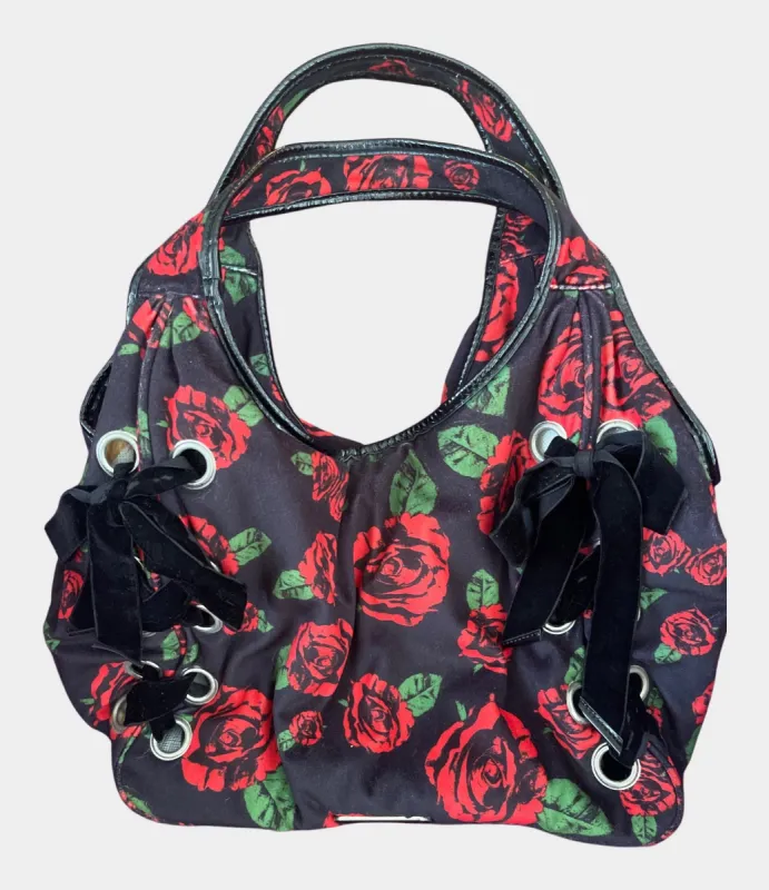 Roses Bag with Velvet Bows | RE:LUV sold by Betsey Johnson