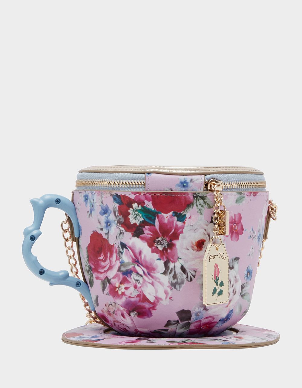 KITSCH SPILL THE TEA CROSSBODY PINK sold by Betsey Johnson product image thumbnail 5