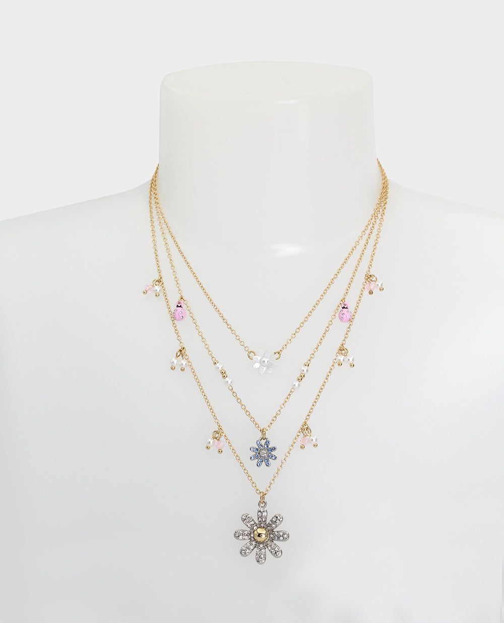OHH A DAISY ILLUSION NECKLACE MULTI sold by Betsey Johnson product image thumbnail 3