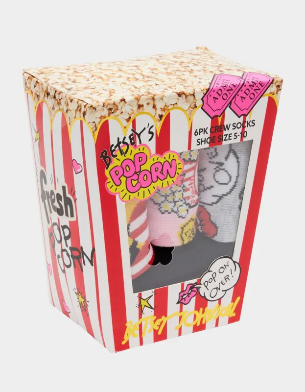 BETSEYS POP CORN SIX PACK GIFT BOX MULTI sold by Betsey Johnson