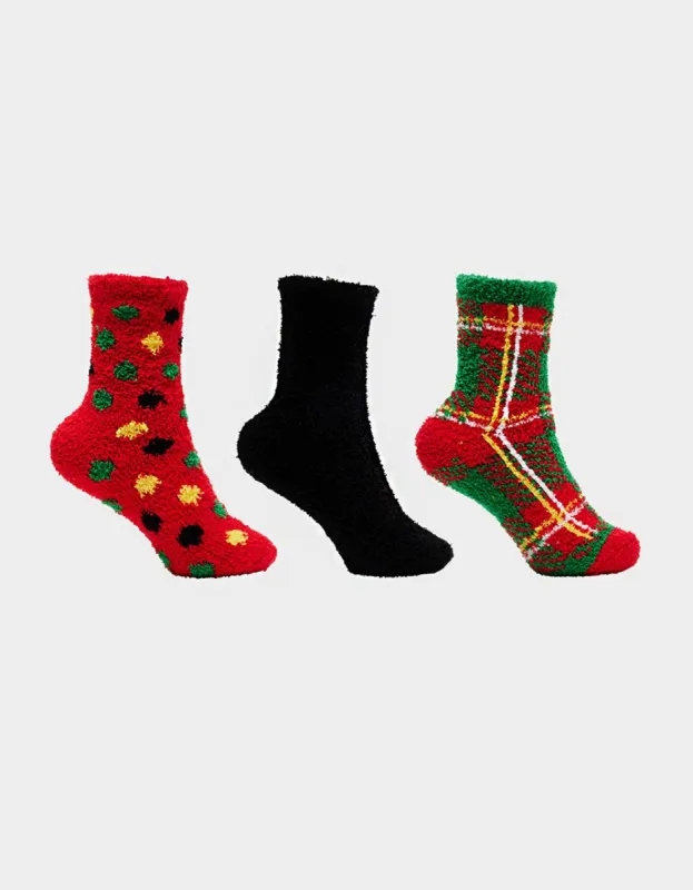 MULTI DOTS COZY THREE PACK MULTI sold by Betsey Johnson