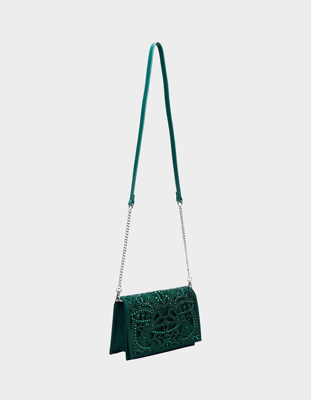 CUT OUT SPARKLER BAG EMERALD sold by Betsey Johnson product image thumbnail 2
