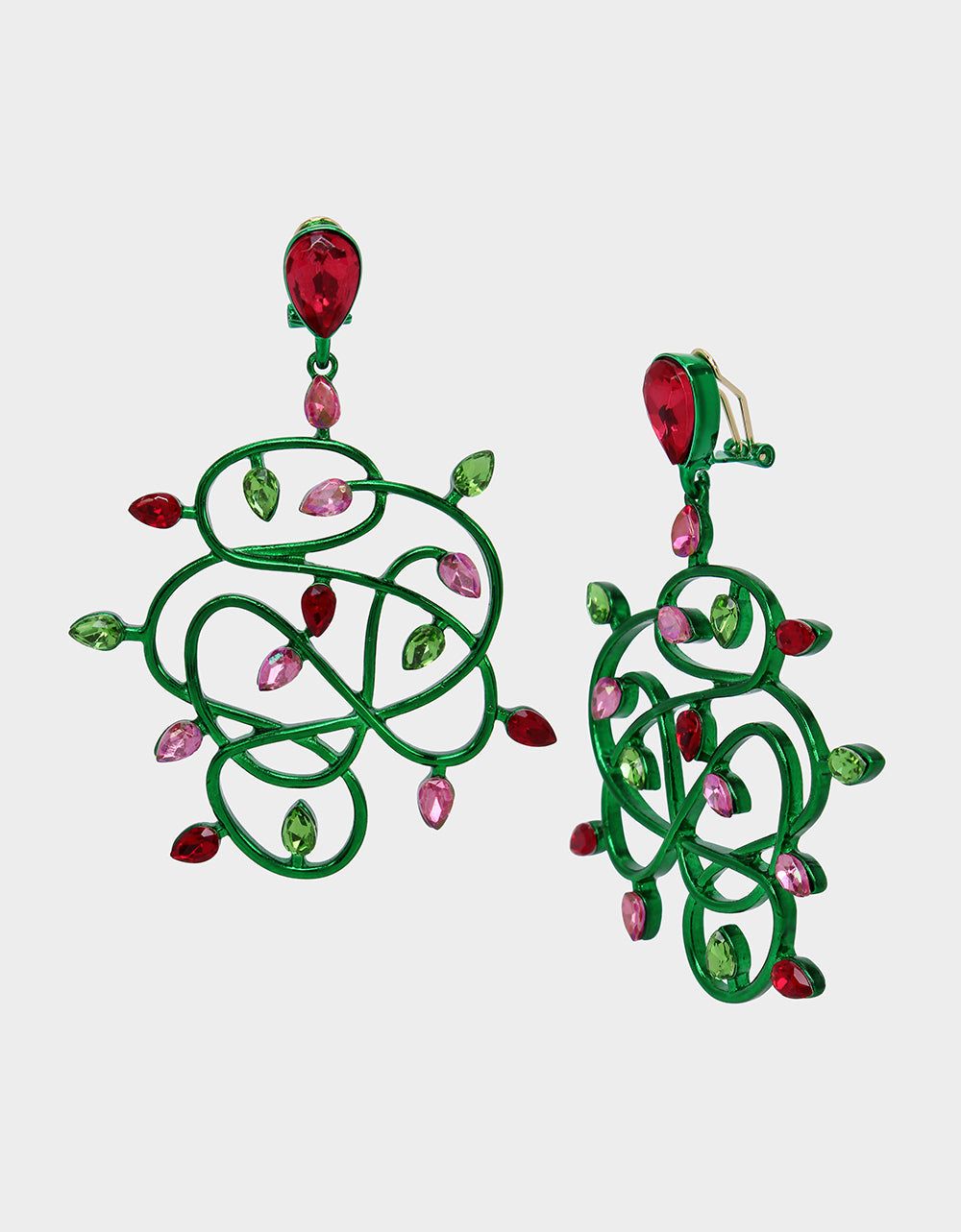 BETSEYS HOLIDAY LIGHTS EARRINGS RED sold by Betsey Johnson