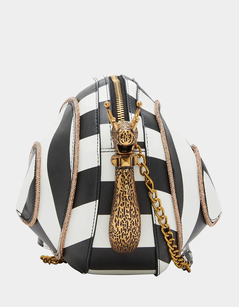 KITSCH SNAILED IT CROSSBODY BLACK WHITE sold by Betsey Johnson product image thumbnail 5