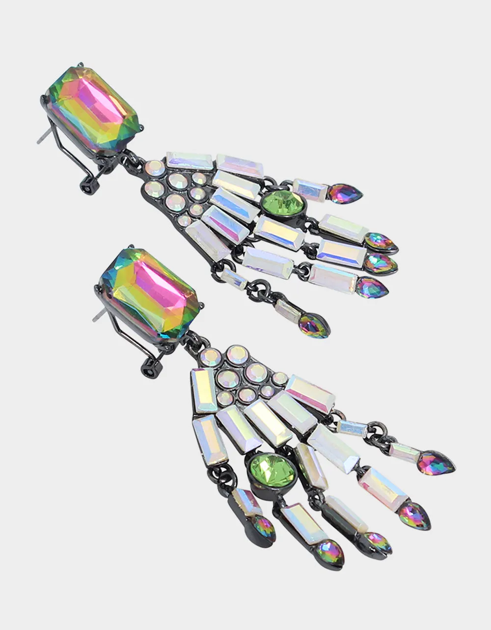 GHOUL FRIENDS SKELETON HAND DROP EARRINGS MULTI sold by Betsey Johnson product image thumbnail 2