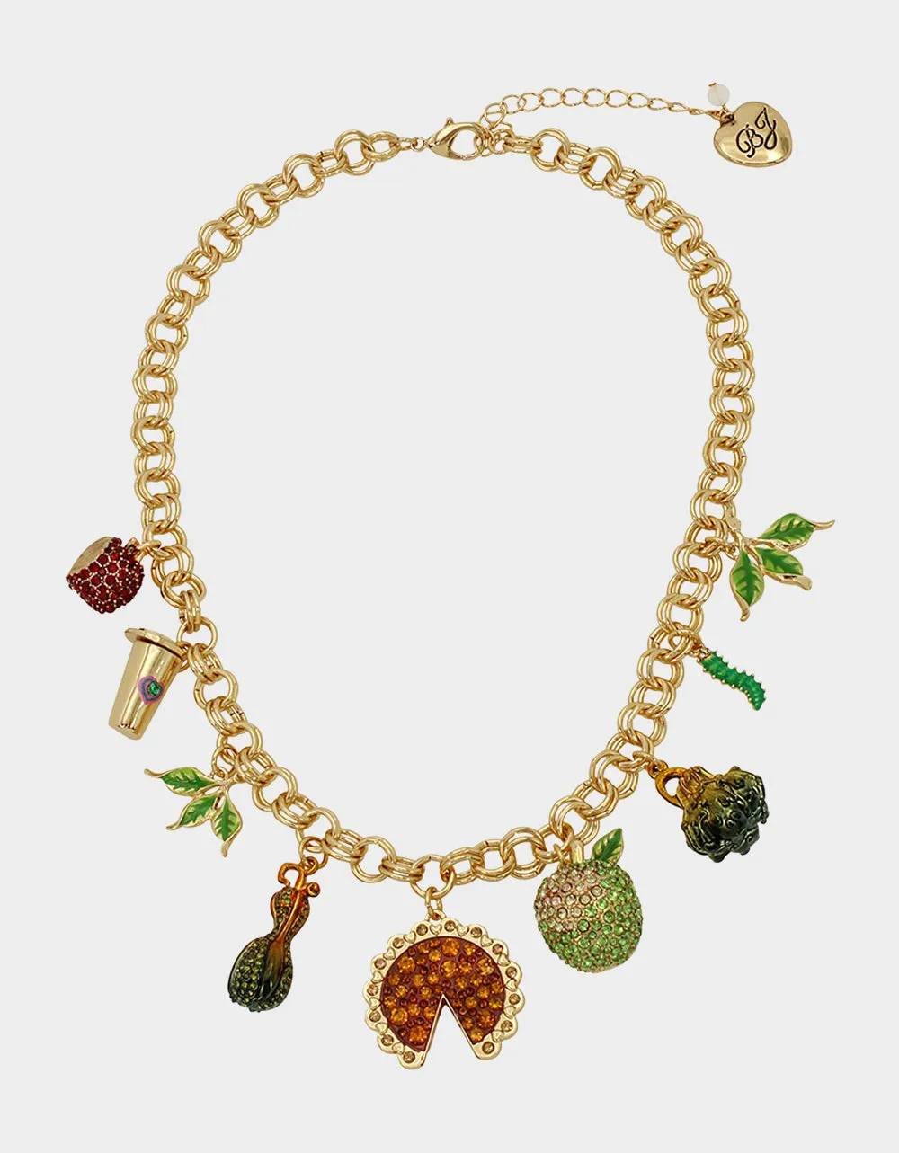 ITS FALL YALL CHARM NECKLACE MULTI sold by Betsey Johnson