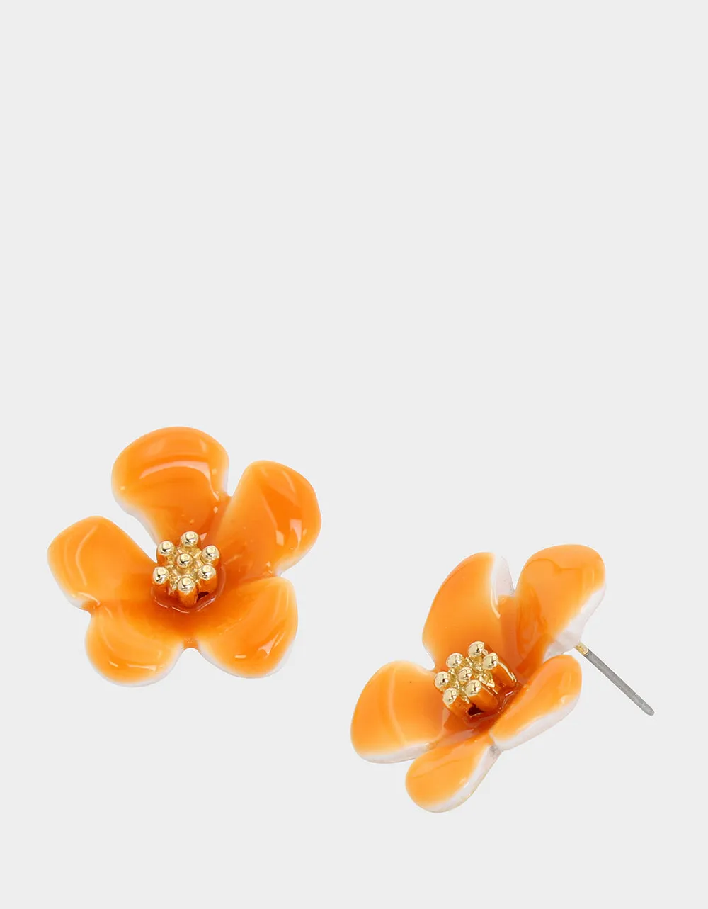 HOLA TO LOVE FLOWER STUDS ORANGE sold by Betsey Johnson product image thumbnail 2