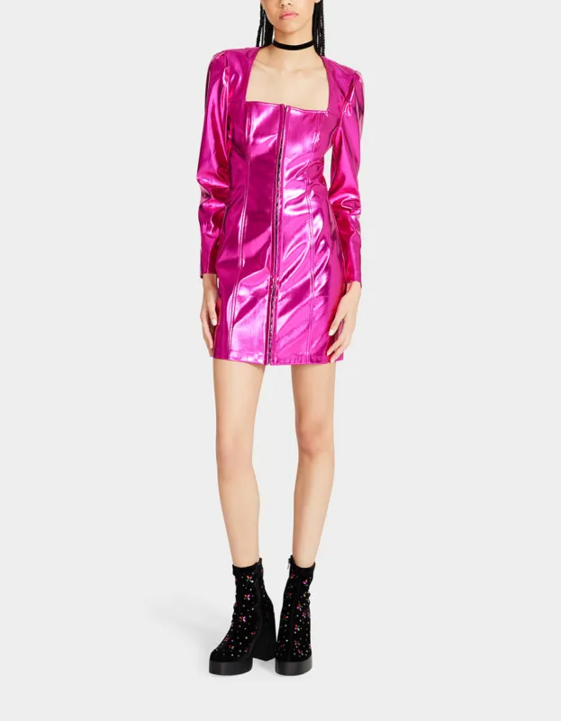 STACY MINI DRESS PINK sold by Betsey Johnson