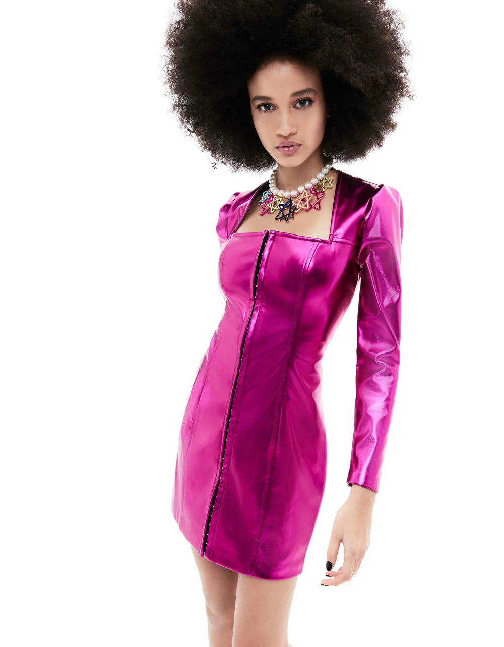 STACY MINI DRESS PINK sold by Betsey Johnson product image thumbnail 3