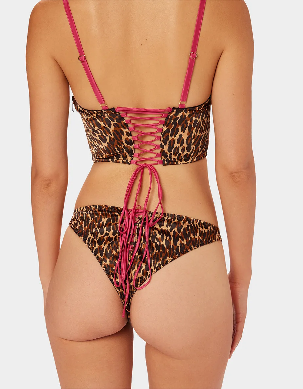 PARADE LACE UP PANTY LEOPARD sold by Betsey Johnson product image thumbnail 4