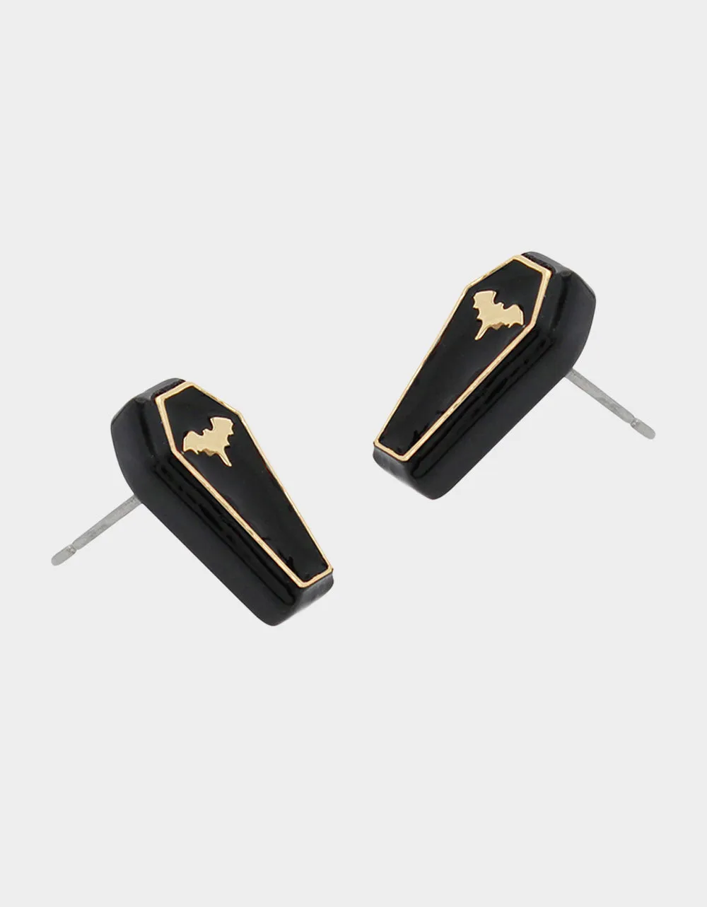 GHOUL FRIENDS COFFIN STUD EARRINGS BLACK sold by Betsey Johnson product image thumbnail 2