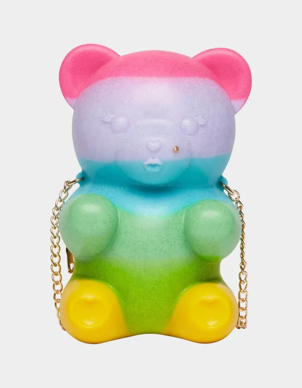 KITSCH BEAR NECESSITY CROSSBODY RAINBOW MULTI made by Betsey Johnson