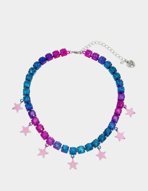 MISS USA TENNIS FRONTAL NECKLACE MULTI sold by Betsey Johnson