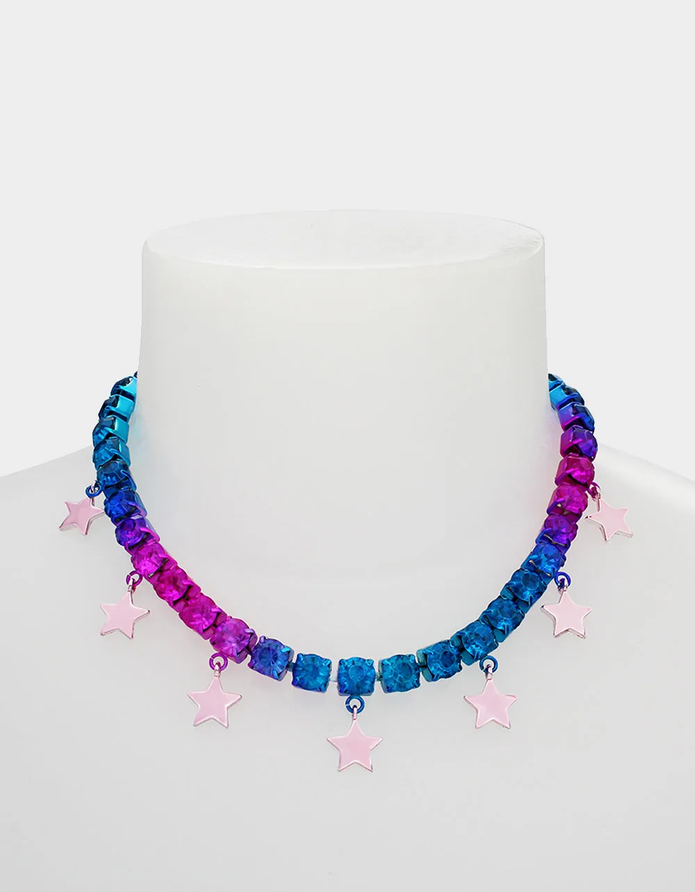 MISS USA TENNIS FRONTAL NECKLACE MULTI sold by Betsey Johnson product image thumbnail 4