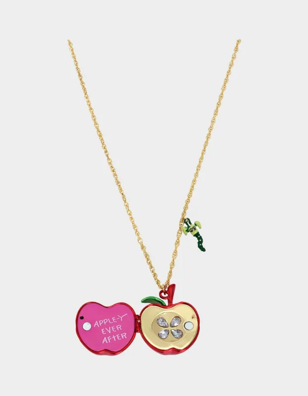 CHARM SCHOOL APPLE PENDANT RED sold by Betsey Johnson
