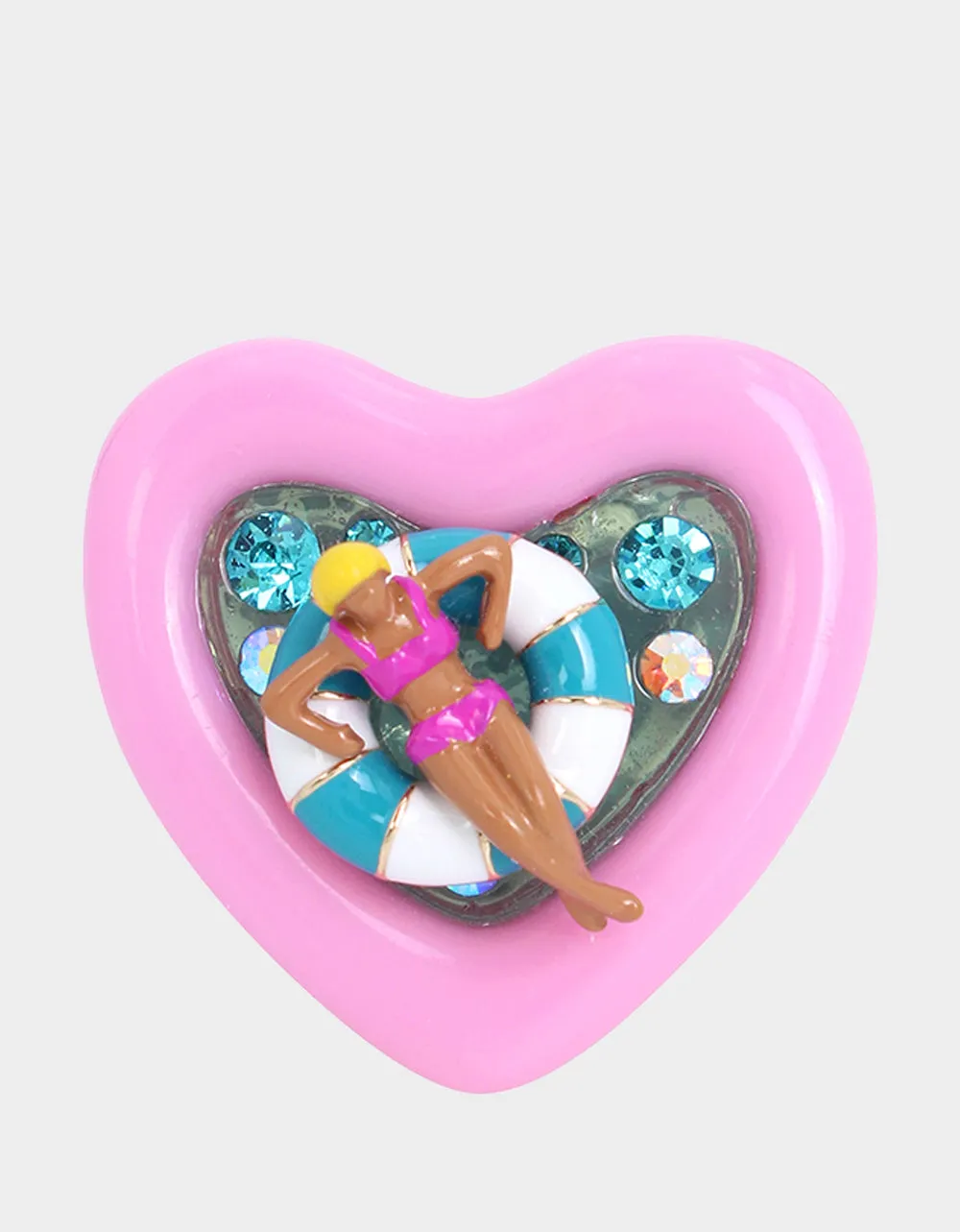BETSEYS POOL PARTY FLOATY STRETCH RING PINK sold by Betsey Johnson