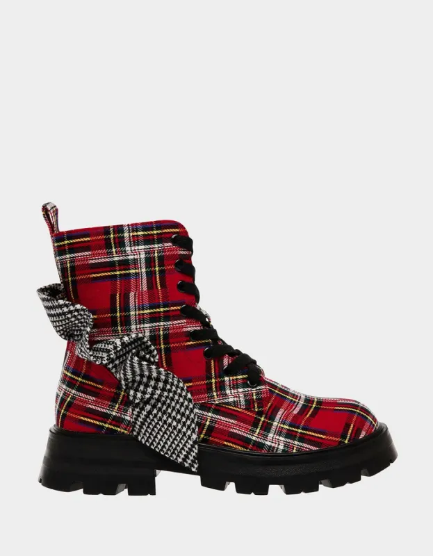 ROZEY RED PLAID made by Betsey Johnson