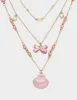 PINK SUMMER ILLUSION NECKLACE PINK sold by Betsey Johnson