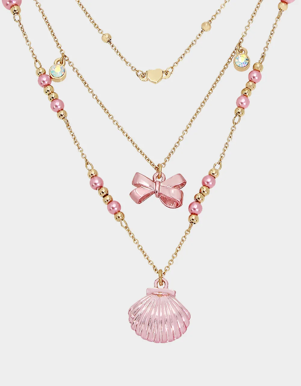 PINK SUMMER ILLUSION NECKLACE PINK sold by Betsey Johnson
