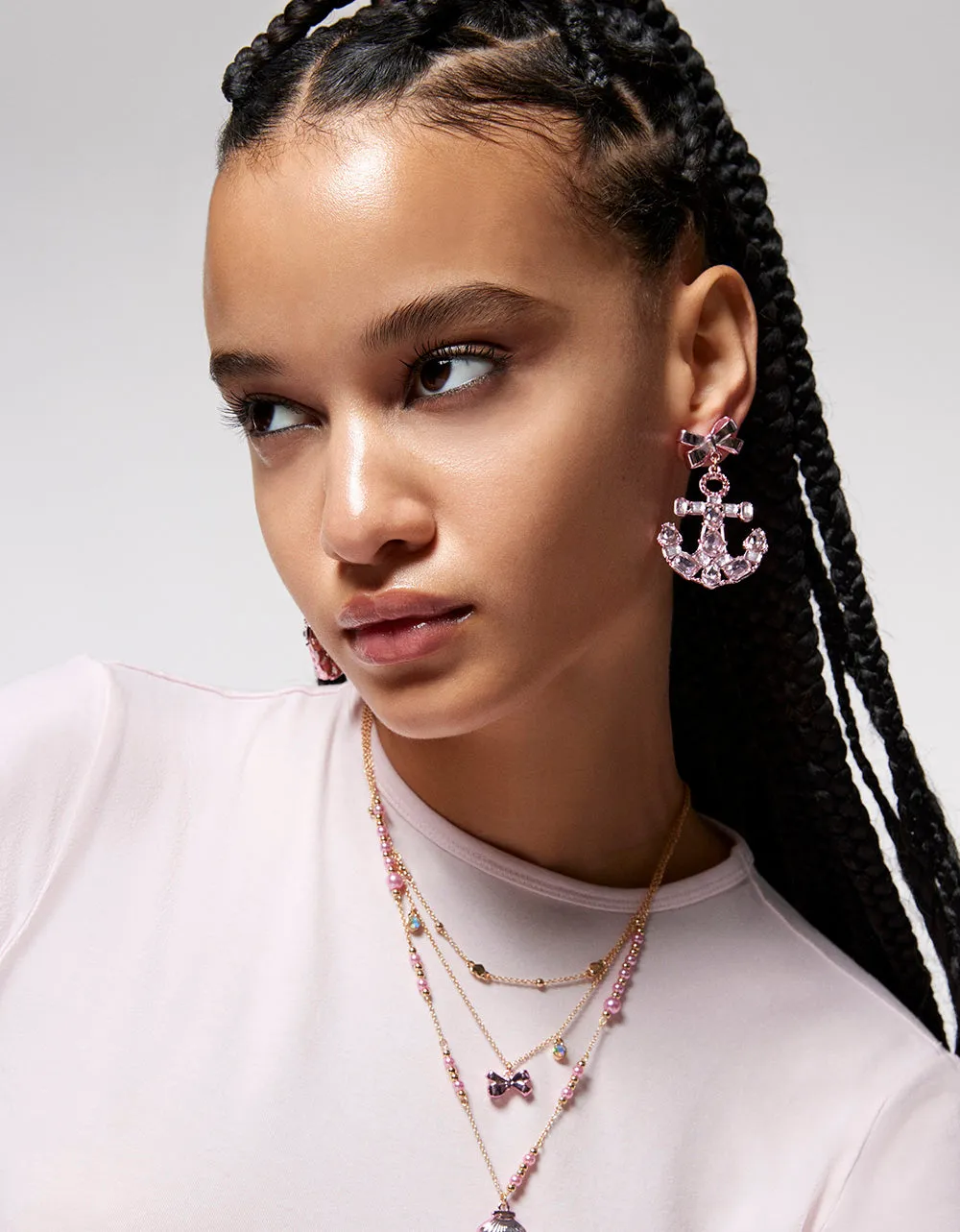 PINK SUMMER ILLUSION NECKLACE PINK sold by Betsey Johnson product image thumbnail 2