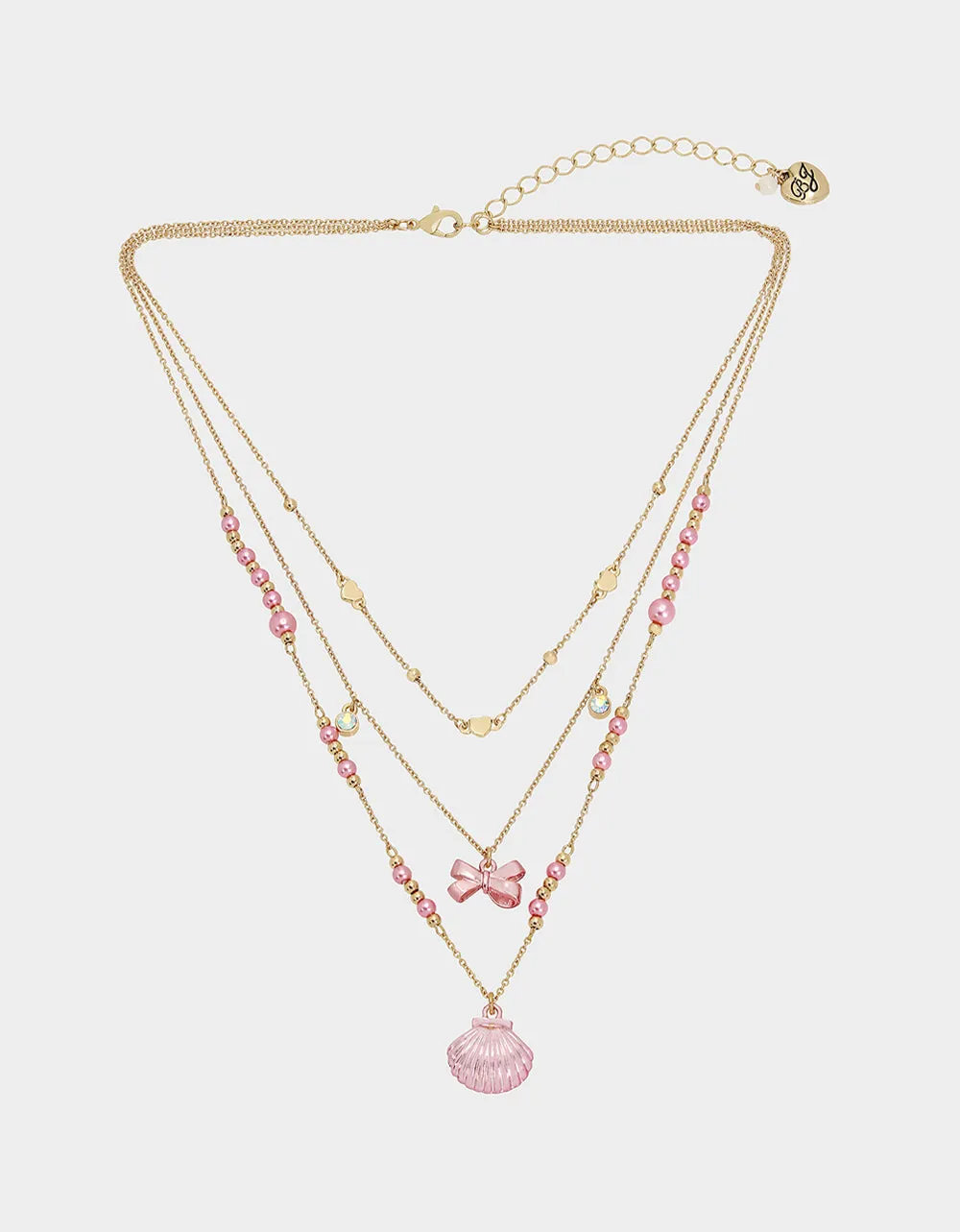 PINK SUMMER ILLUSION NECKLACE PINK sold by Betsey Johnson product image thumbnail 3