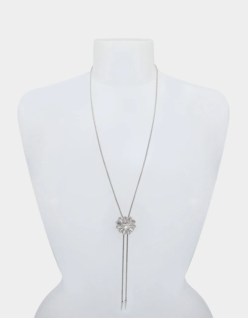 WESTERN GLAM HEART MEDALLIAN BOLO CRYSTAL sold by Betsey Johnson product image thumbnail 3