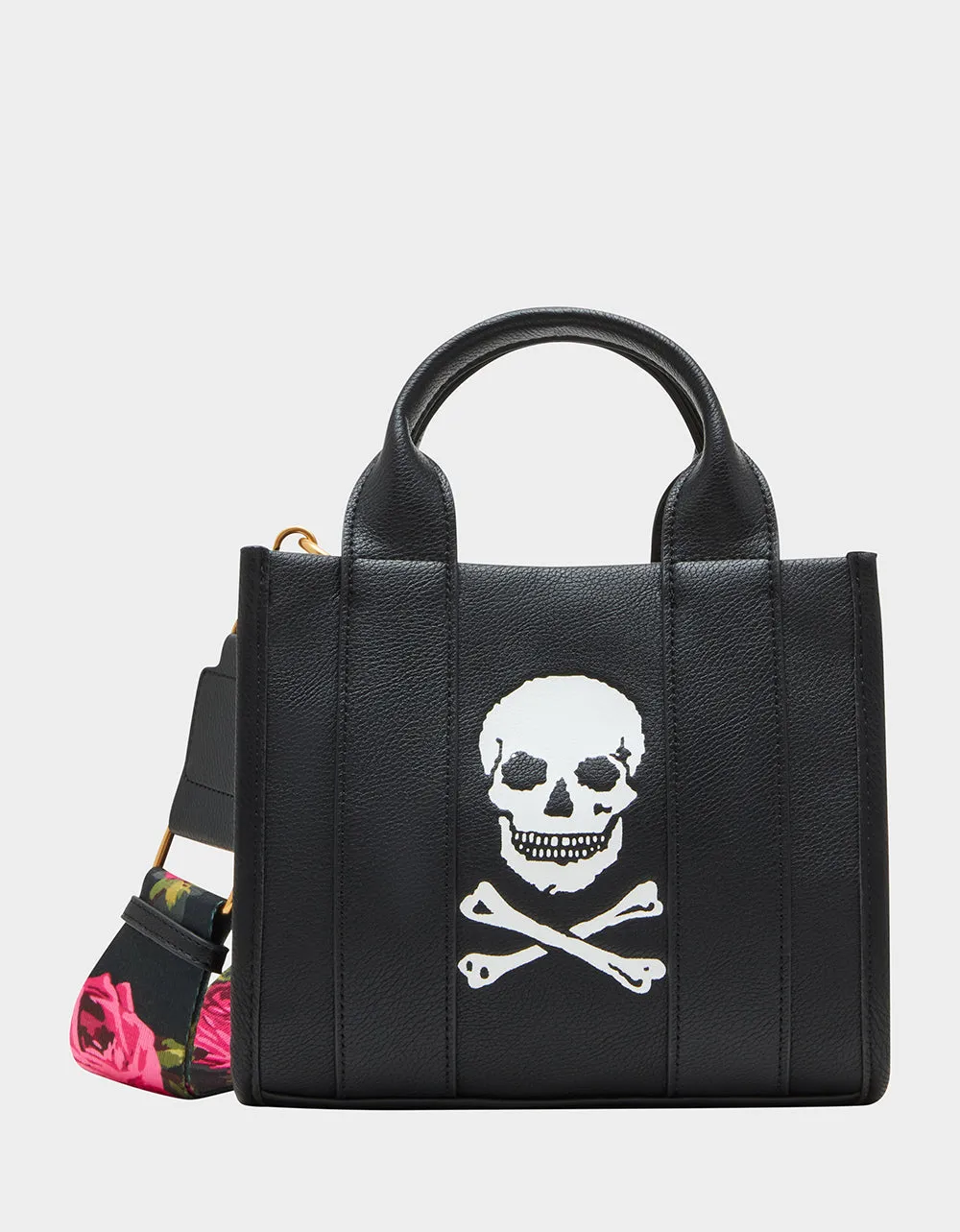 SKULLY DEBOSS MINI TOTE BLACK sold by Betsey Johnson product image thumbnail 2