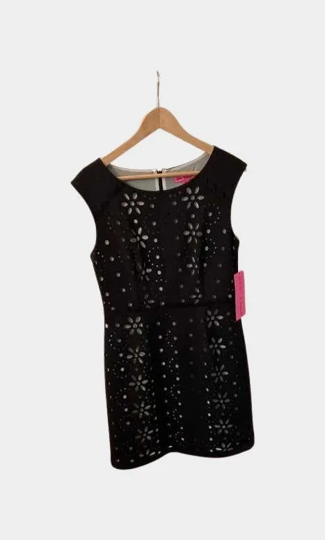 Cap sleeve laser cut dress | RE:LUV sold by Betsey Johnson