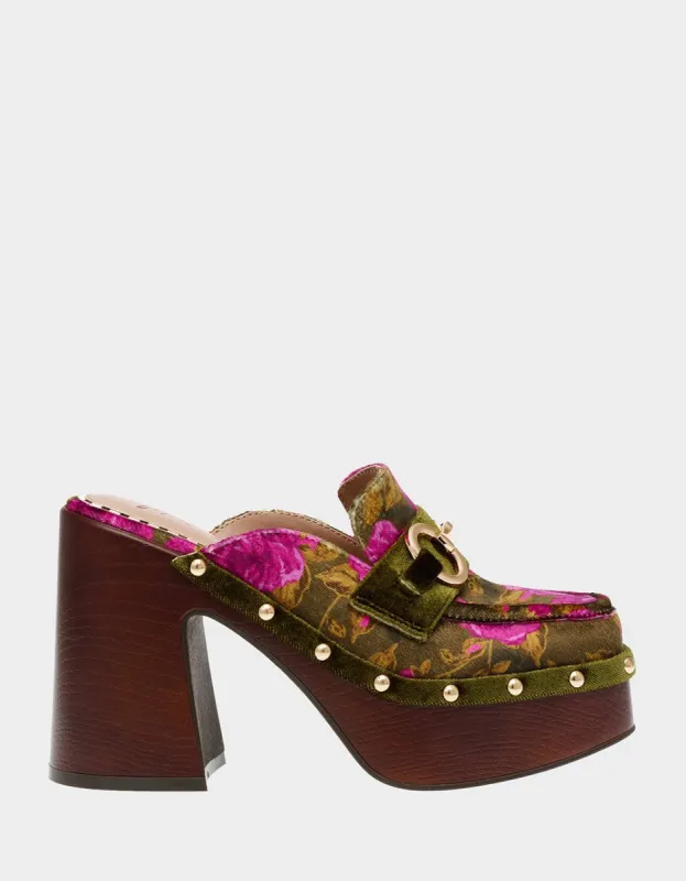 AYDIN GREEN MULTI sold by Betsey Johnson