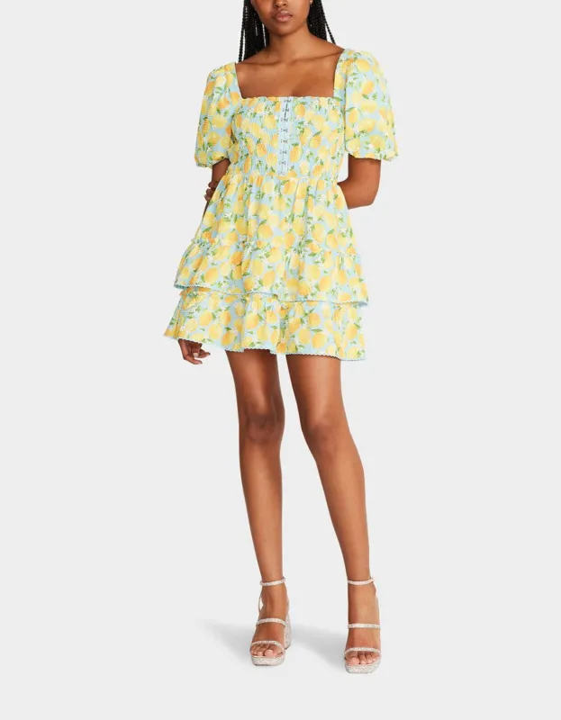 HALEY MINI DRESS BLUE sold by Betsey Johnson