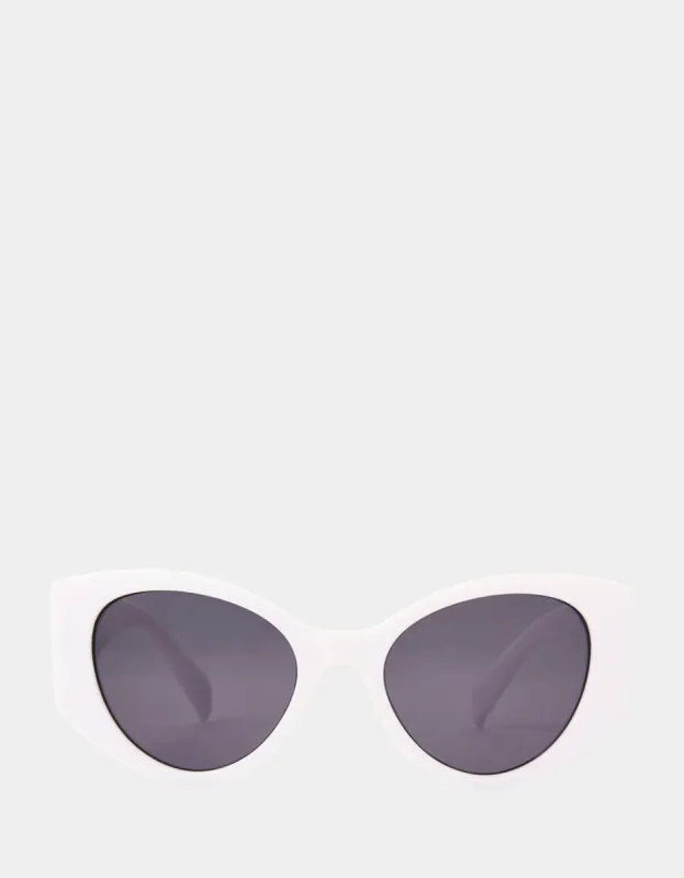DOUBLE TAKE SUNGLASSES BLACK/WHITE sold by Betsey Johnson