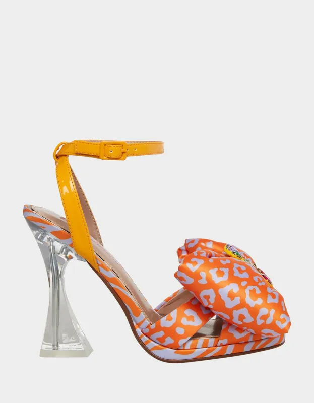POLLIE ORANGE MULTI sold by Betsey Johnson