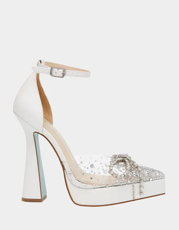 CHER WHITE sold by Betsey Johnson