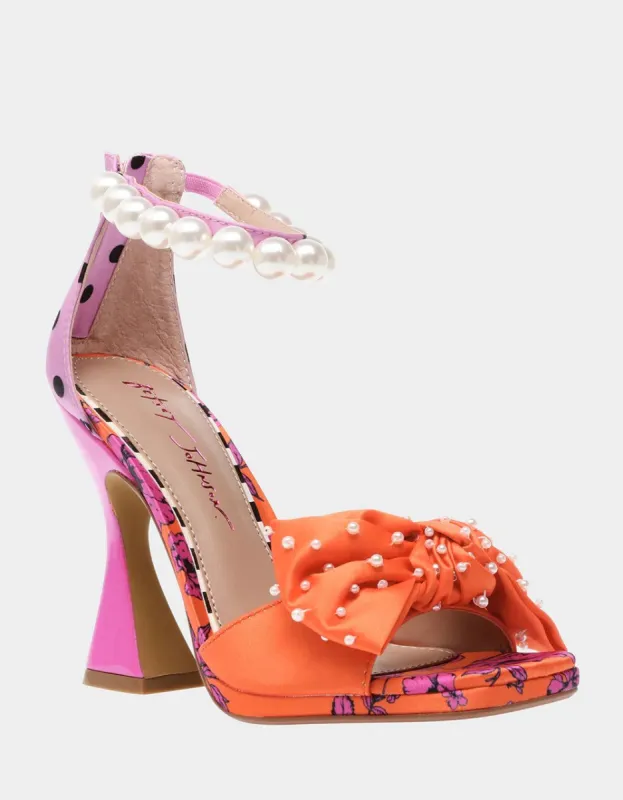 LOISE ORANGE MULTI | RE:LUV sold by Betsey Johnson