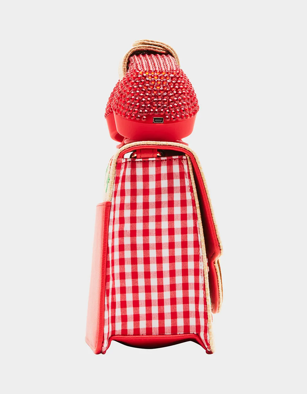 KITSCH CHERRY ON TOP PHONE BAG NATURAL sold by Betsey Johnson product image thumbnail 5