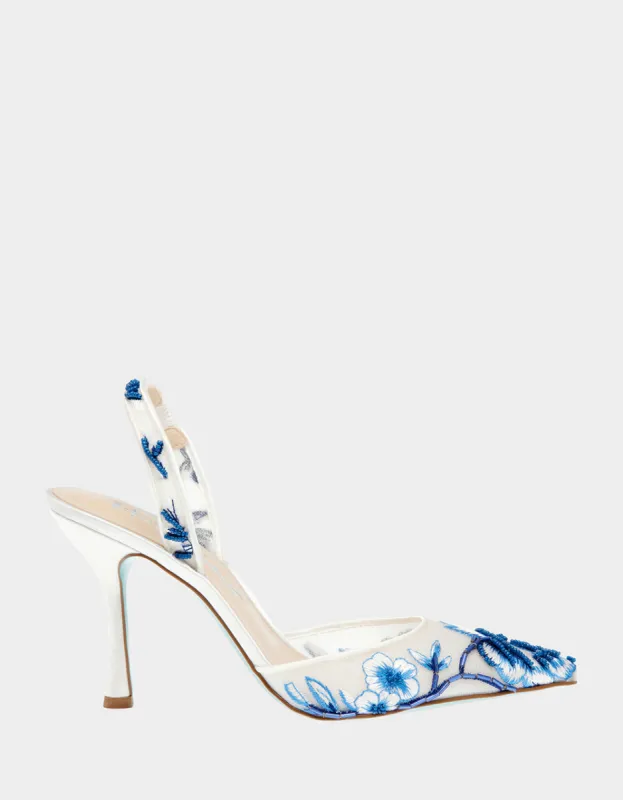 PATCH BLUE FLORAL sold by Betsey Johnson