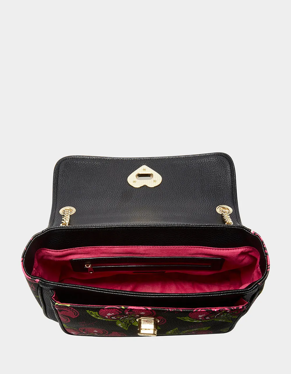 BETSEY LOVE SHOULDER BAG BLACK | RE:LUV sold by Betsey Johnson product image thumbnail 4