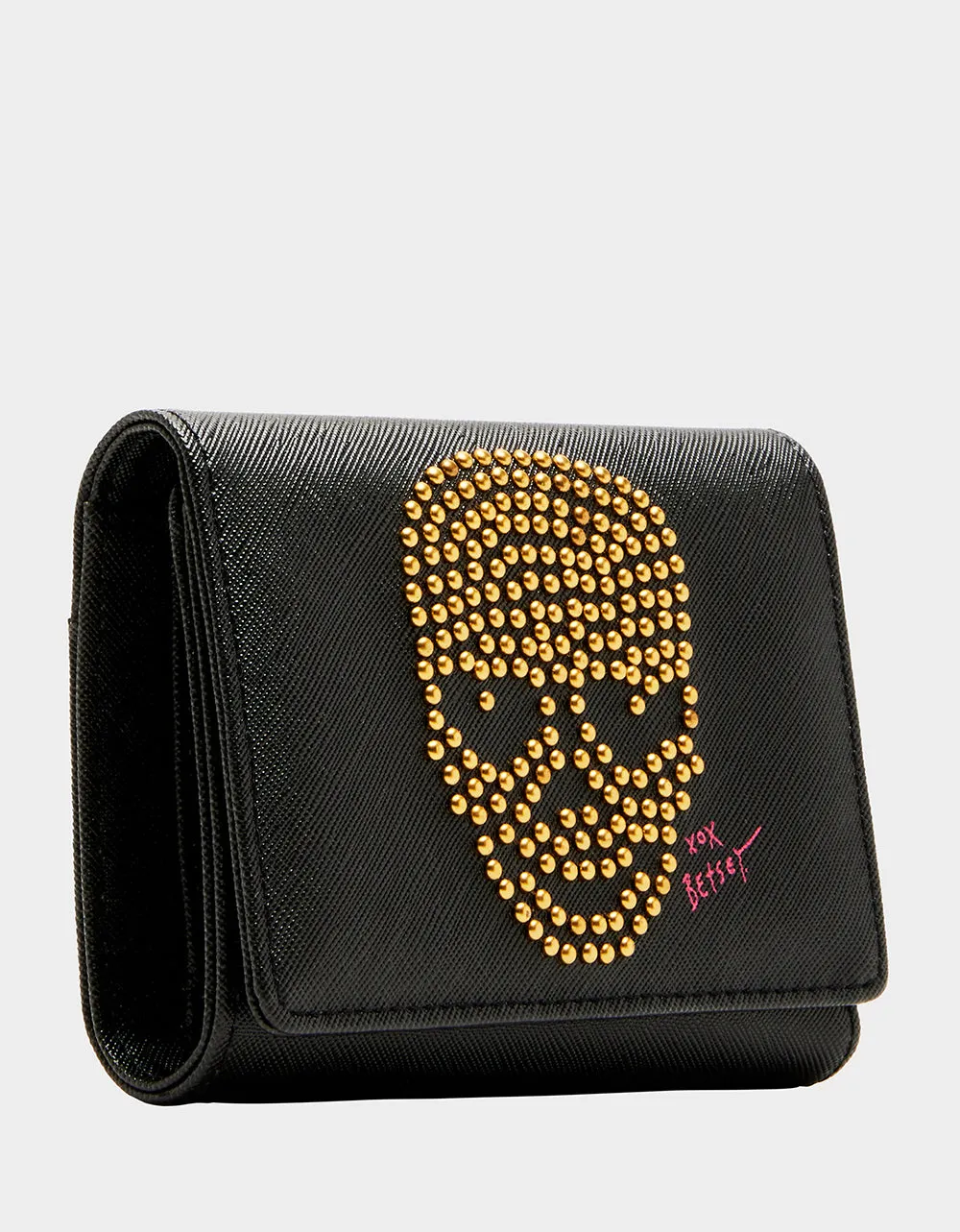 SKULL BOSS TRIFOLD WALLET BLACK sold by Betsey Johnson product image thumbnail 3